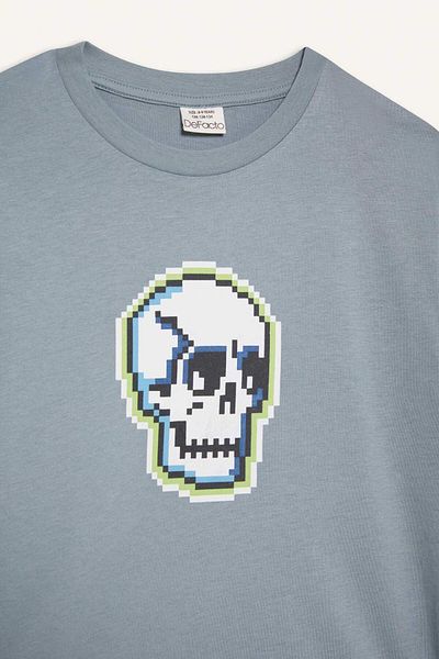 DeFacto Tricou cu mânecă scurtă cu imprimeu pentru băiat E4161A825SM