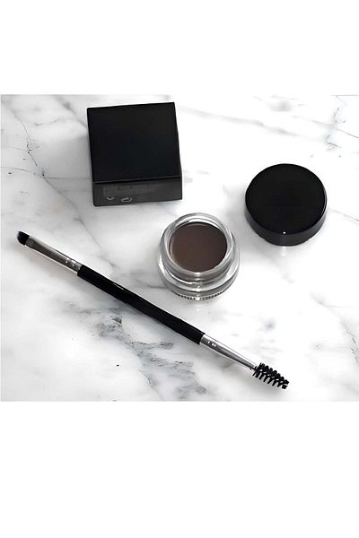 unbranded Eyebrow Gel with Brush Dark Brown
