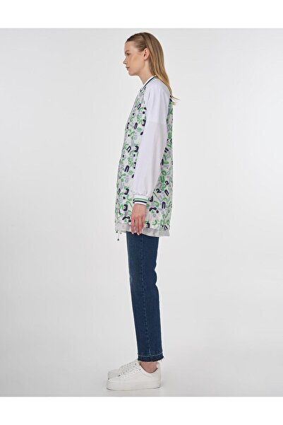 Kayra Куртка з принтом File Garnili, оптично біла