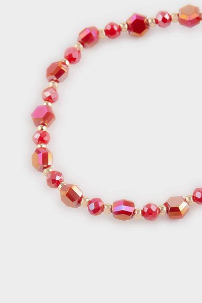 DeFacto Women's 3-Piece Red Stone Bracelet F3630Axns