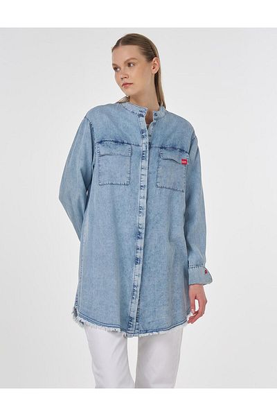 KYR Judge Collar Lyocell Tunic Towel Washing