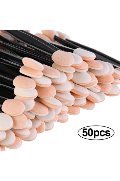 Choice1 50pcs Brushes Wholesale 50/30Pcs Disposable Eyeshadow Brush Portable Double End Sponge Eye Shadow A