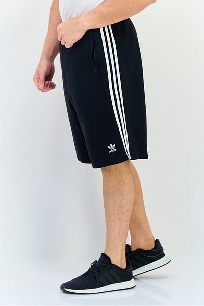 adidas Men Sportswear Fit Embroidered Logo Outdoor Shorts, Black