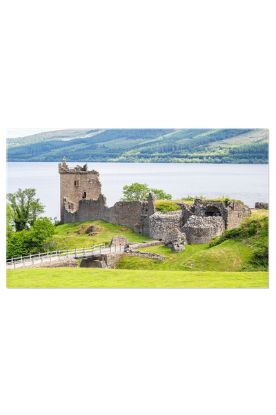 StoryGift Romania Tablou Canvas Castelul Urquhart In Scotia In Monument Istor...