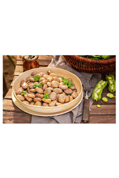 StoryGift Romania Tablou Canvas Fasolea Boabe Fiarta Cu Patrunjel O Gustare S...