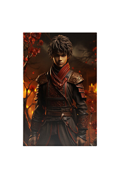 StoryGift Romania Tablou Canvas: Arta Digitala Al Unui Ninja In Armura Pregat...