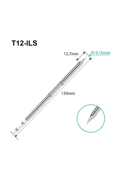Choice مكواة لحام T12-ILS من سلسلة T12 Tip لمحطات اللحام Hakko FX951 وSTC وST...