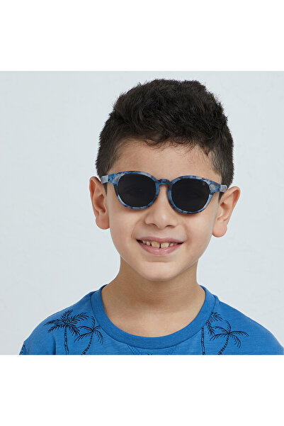 Babamio نظارات شمسية زرقاء للأطفال من سكيبر جونيور - من عمر 4 إلى 8 سنوات