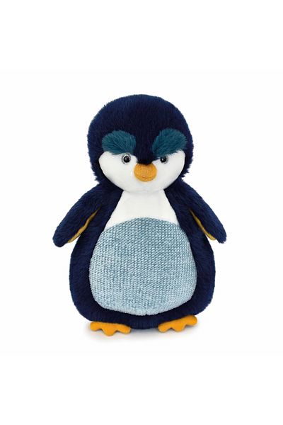 Histoire d'Ours Soft plush toy - Penguin, 28 cm, blue