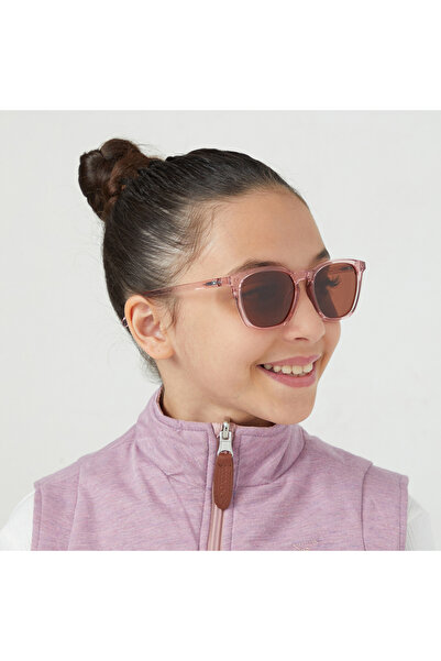 Babamio نظارات شمسية للأطفال من ماريا كيدز - من 9 إلى 14 عامًا - وردية اللون