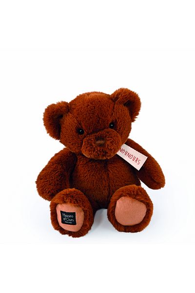 Histoire d'Ours Soft plush toy - Teddy bear, 28 cm, dark brown
