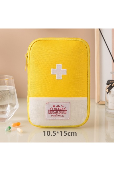 Choice حقيبة الإسعافات الأولية Yellow-S حقيبة تخزين الأدوية المنزلية مناسبة ل...