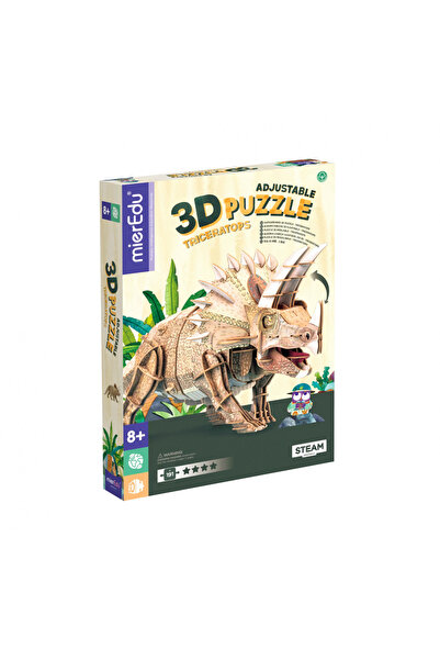 Mieredu Puzzle 3D reglabil - TRICERATOPS (deluxe)