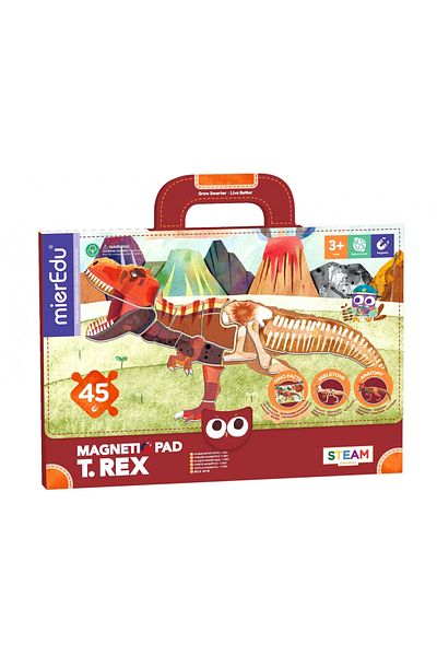 Mieredu Joc magnetic educativ - Tyrannosaurus Rex