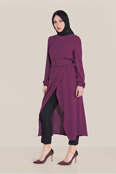 Alvina Pocket Asymetric Tunic 40456