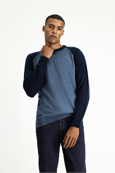 Kiğılı Crew Neck Regular Fit Seamless Patterned Knitwear Sweater