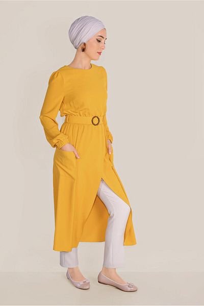 Alvina Pocket Asymetric Tunic 40456