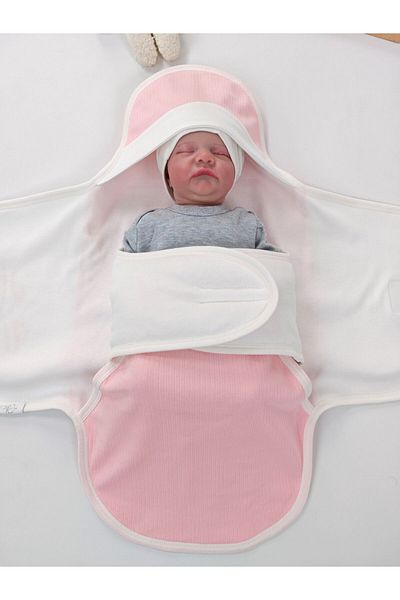 Tomuycuk Baby Girl Blanket - 100% Cotton Orthopedic 0-9 Months Hospital Outlet Newborn Sleeping Bag Swaddle