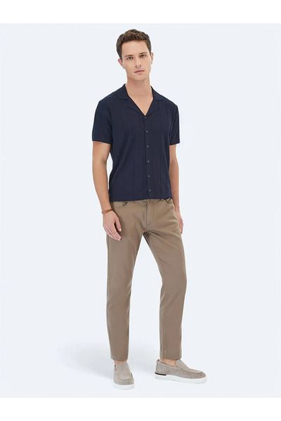 Kip Πουκάμισο Navy Blue Regular Fit Casual