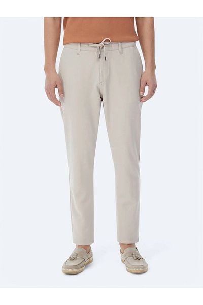 Kip Jogging Fit Mink Casual Trousers