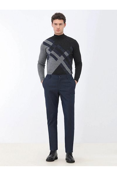 Kip Navy Blue Casual Jogging Pants - Cotton Blended