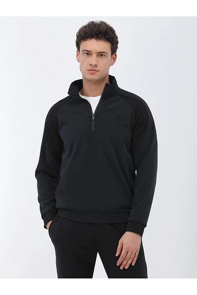 Kip Φούτερ με όρθιο γιακά Navy Blue