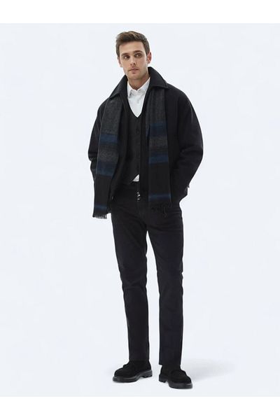 Kip Anthracite Knitwear Vest