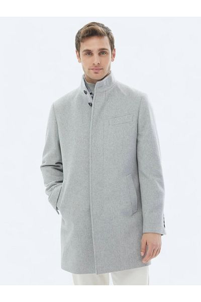 Kip Gray Woven Coat