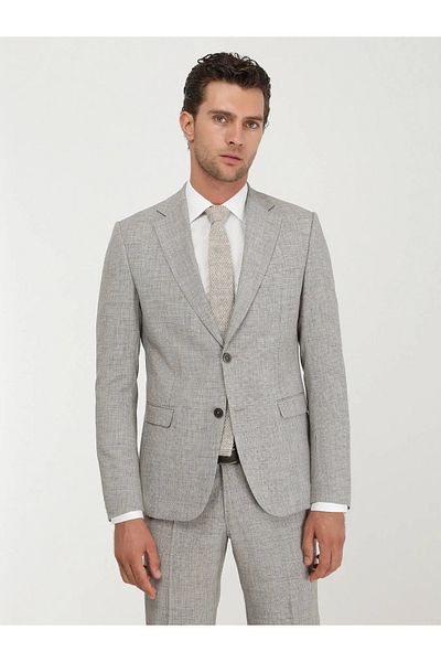 Kip Mink Micro Modern Fit Suit