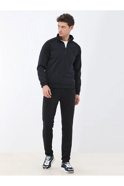 Kip Φούτερ με όρθιο γιακά Navy Blue