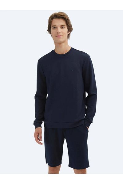 Kip Μπλουζάκι με λαιμόκοψη Navy Blue