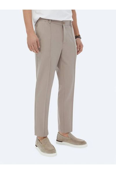 Kip Jogging Fit Mink Casual Trousers