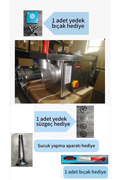 Arsel 22 No Et Kıyma Makinesi Ileri Geri Çevirme Özellikli, Çift Devirli (1 B...