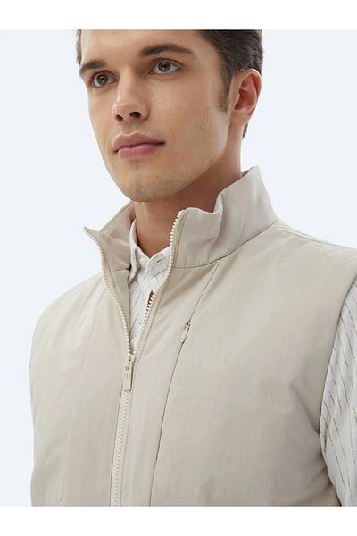 Kip Ecru Woven Sports Vest - Comfortable and Stylish Design