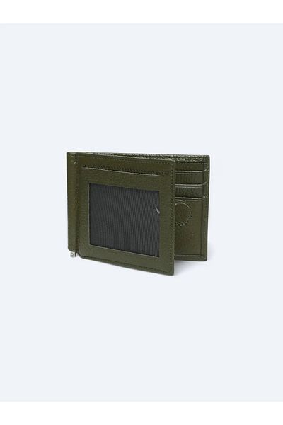 Kip Khaki Leather Wallet