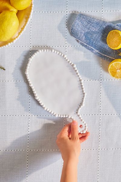 Karaca Perla Melamine Cheese Plate 28 cm White