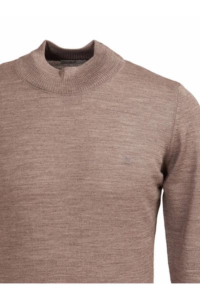 Kip Mink Half Turtleneck Wool Blended Sweater Sweater