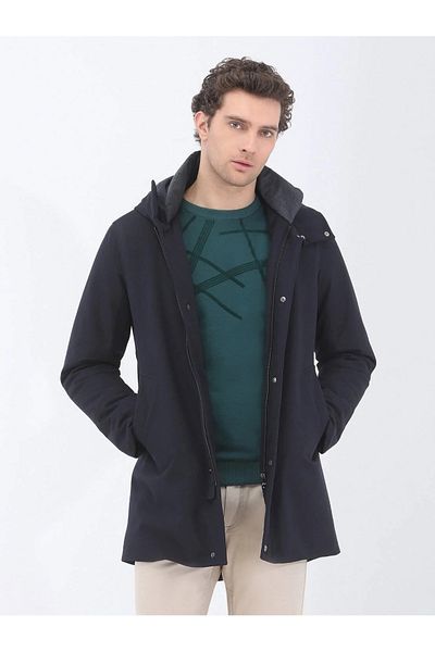 Kip Παλτό υφαντό Navy Blue