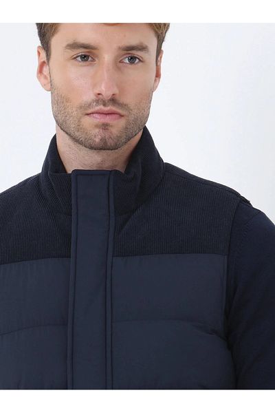 Kip Woven Navy Blue Sports Vest