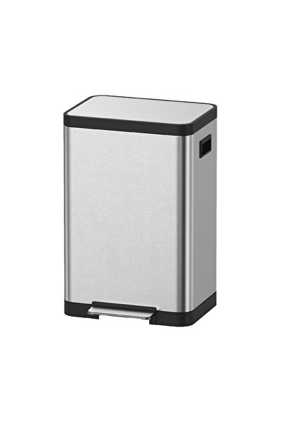 AROW İnox Pedallı Kovalı Amortisor Kapaklı Çöp Kovası