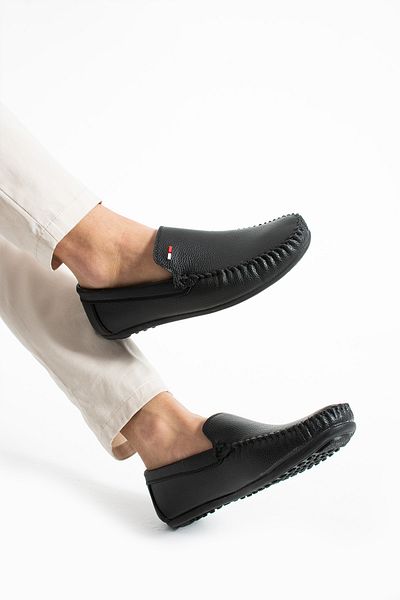 KAOF SHOES Men's Black Classic Shoes Men's Loafer Shoes Casual Shoes Daily Shoes Dad Shoes