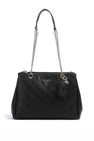 Guess Cresıdia Status Shldr Satchel Dámská Černá taška přes rameno Hwpg9349090-bla