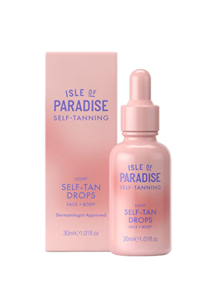 Isle Of Paradise قطرات مرطبة لايغت للحصول على سمرة طبيعية للوجه والجسم 30 مل