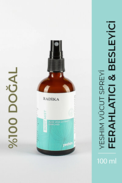 Radika Aromaterapi Ferahlatıcı Vücut Spreyi / Doğal Yağlardan Nemlendirici Sp...
