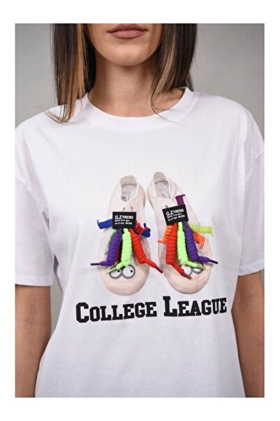 Cocco Rossa T-SHIRT WITH NEBULARY TENNIS PRINT White M-L