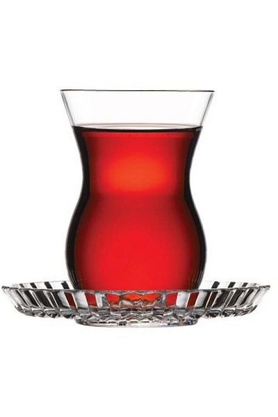 Paşabahçe طقم شاي 12 قطعة طقم شاي بيكوز