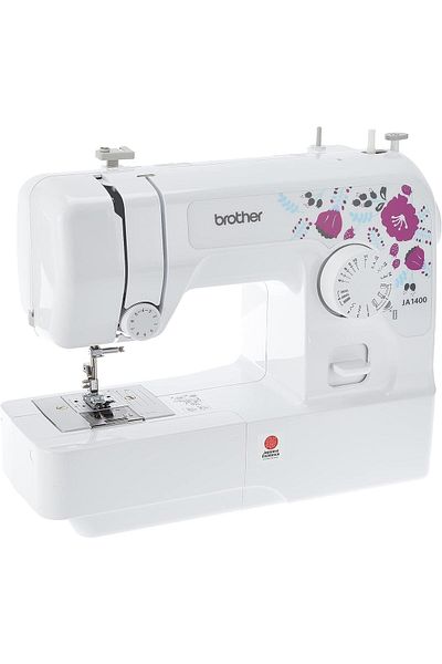 Brother Sewing Machine, JA1400, 14 Stitches, LED Light, Instructional DVD included