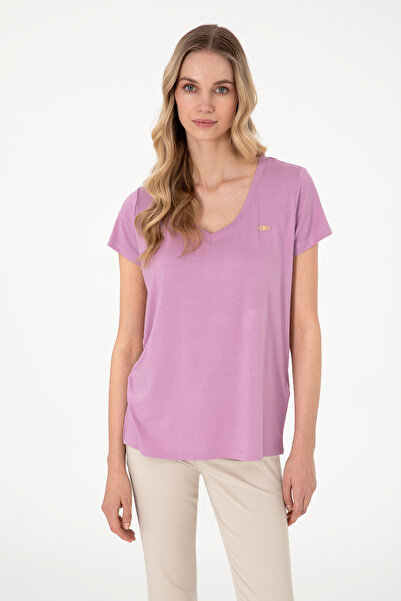 U.S. Polo Assn. Γυναικείο Φούξια Μπλουζάκι Basic 50300829-VR023