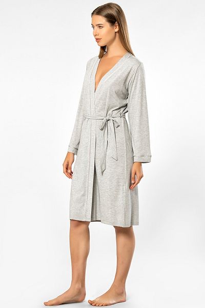 TÜREN Türen Women's Plain Banded Dressing Gown