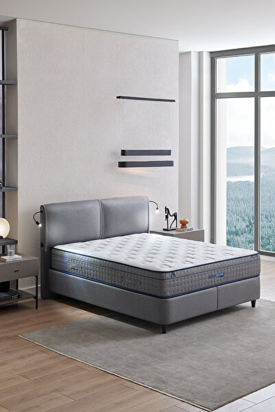 Yataş Adapt Rest 3'lü Yatak, Baza, Başlık Set - Gri